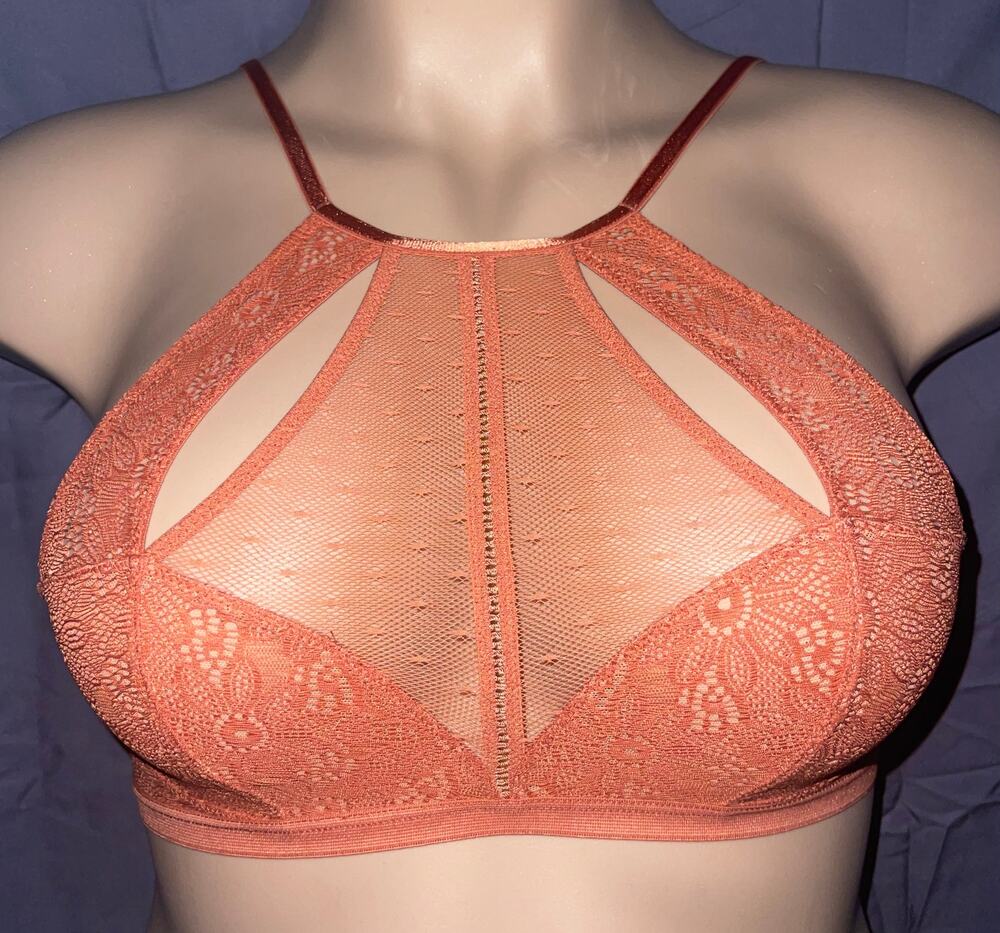 SMALL BURNT ORANGE VICTORIA'S SECRET VERY SEXY BRALETTE